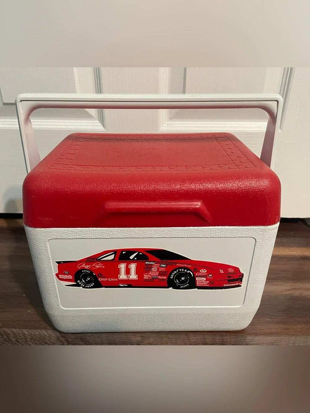 Vintage 1980’s GOTT Lunch Tote 6 Red and White Portable Cooler